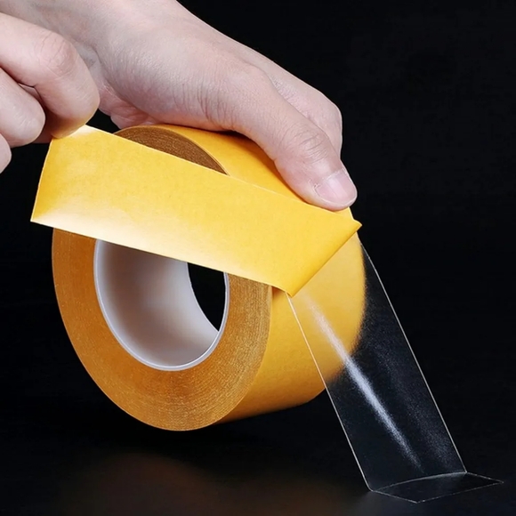 Ultra-Thin Clear Double Sided Tape Heavy Duty 2-Inch x 50 Feet Two Sides Strong - Picture 1 of 4